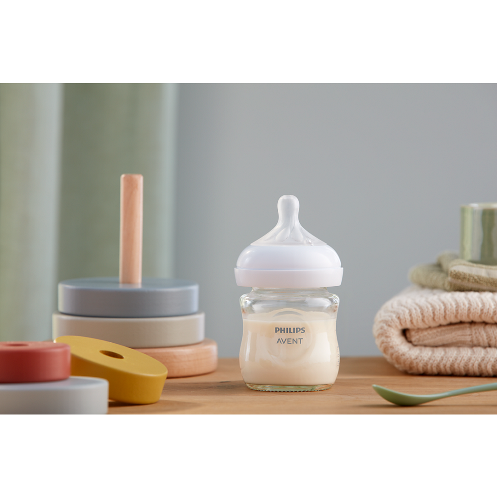 Philips Avent Natural Response staklena bočica za bebe 125ml, SCY930/01
