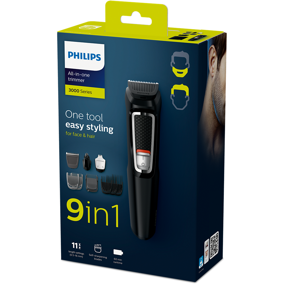 Philips All-in-One trimer za lice i kosu serije 3000 MG3740/15