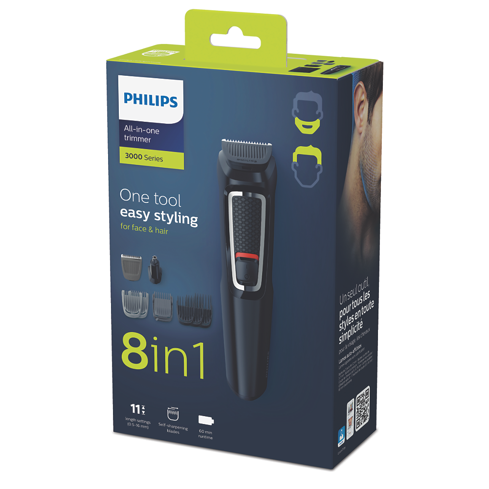 Philips All-in-One trimer za lice i kosu serije 3000 MG3730/15