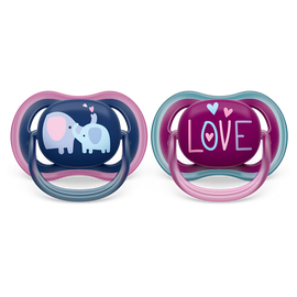 Philips Avent Ultra Air duda varalica 18m+, djevojčica, 2kom, SCF349/22