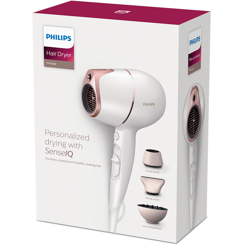 Philips sušilo za kosu Prestige SenseIQ BHD628/00