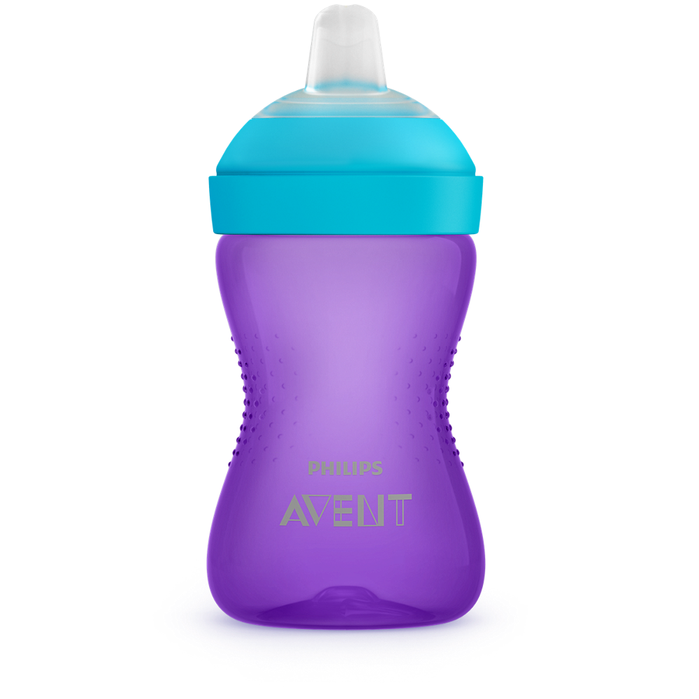Philips Avent bočica s mekanim usnikom 9m+, 300ml, djevojčica, SCF802/02