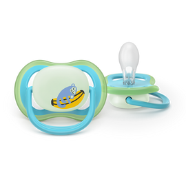 AVENT SCF376/28 TOLAŽILNA DUDA - SILIKON ULTRA AIR NOČNA 6-18M, M, 2/1