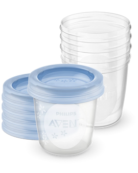 Philips Avent čašice za spremanje izdojenog mlijeka, 6kom, SCF619/05