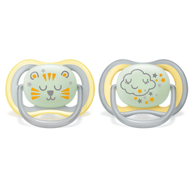 Philips Avent Ultra Air noćna duda varalica 18m+, neutralna, 2kom, SCF376/01