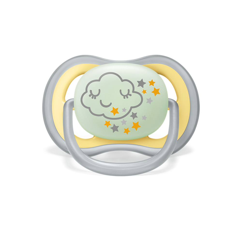 Philips Avent Ultra Air noćna duda varalica 18m+, neutralna, 2kom, SCF376/01