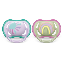 Philips Avent Ultra Air duda varalica 0-6m, djevojčica, 2kom, SCF085/59