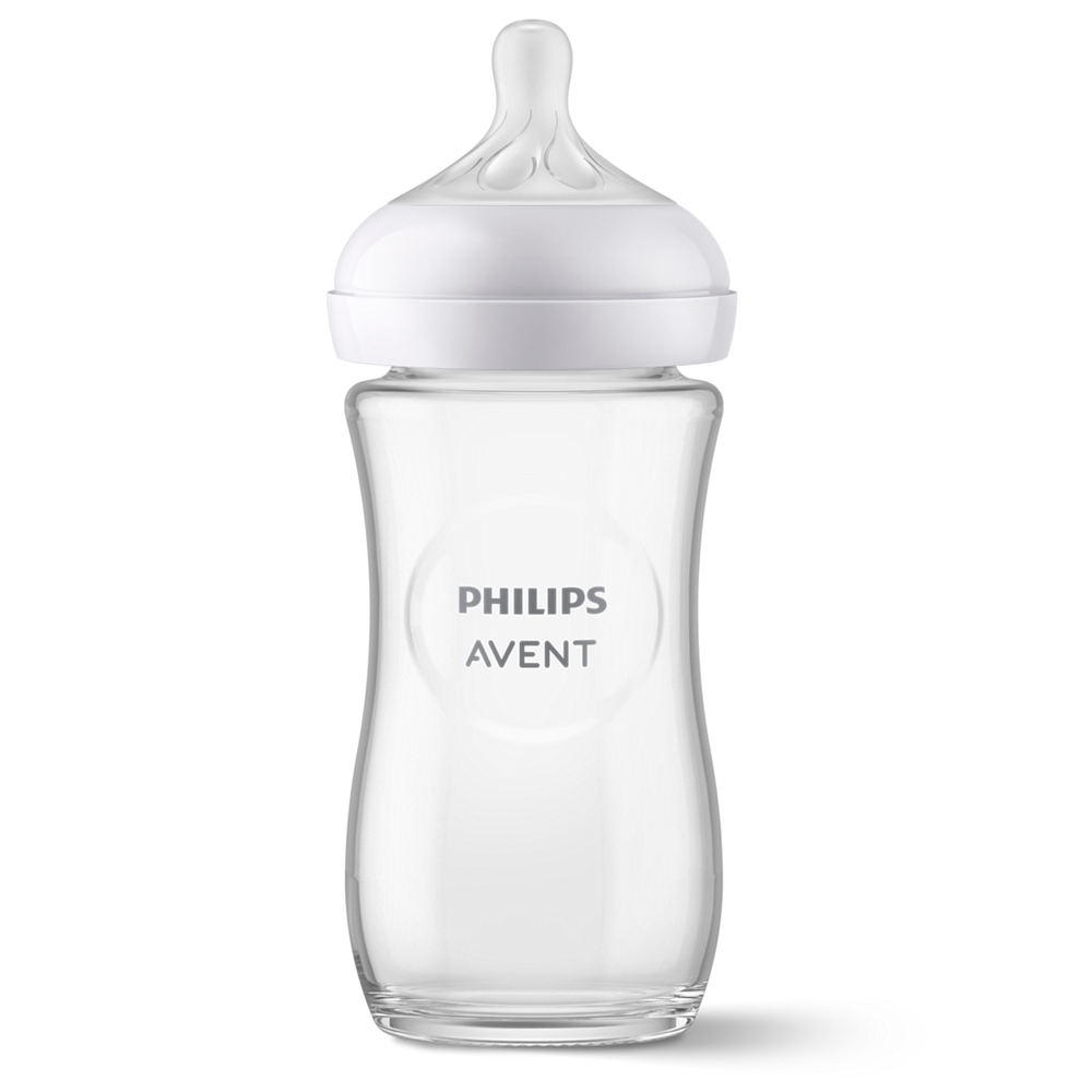 Philips Avent Natural Response staklena bočica za bebe 240ml, SCY933/01