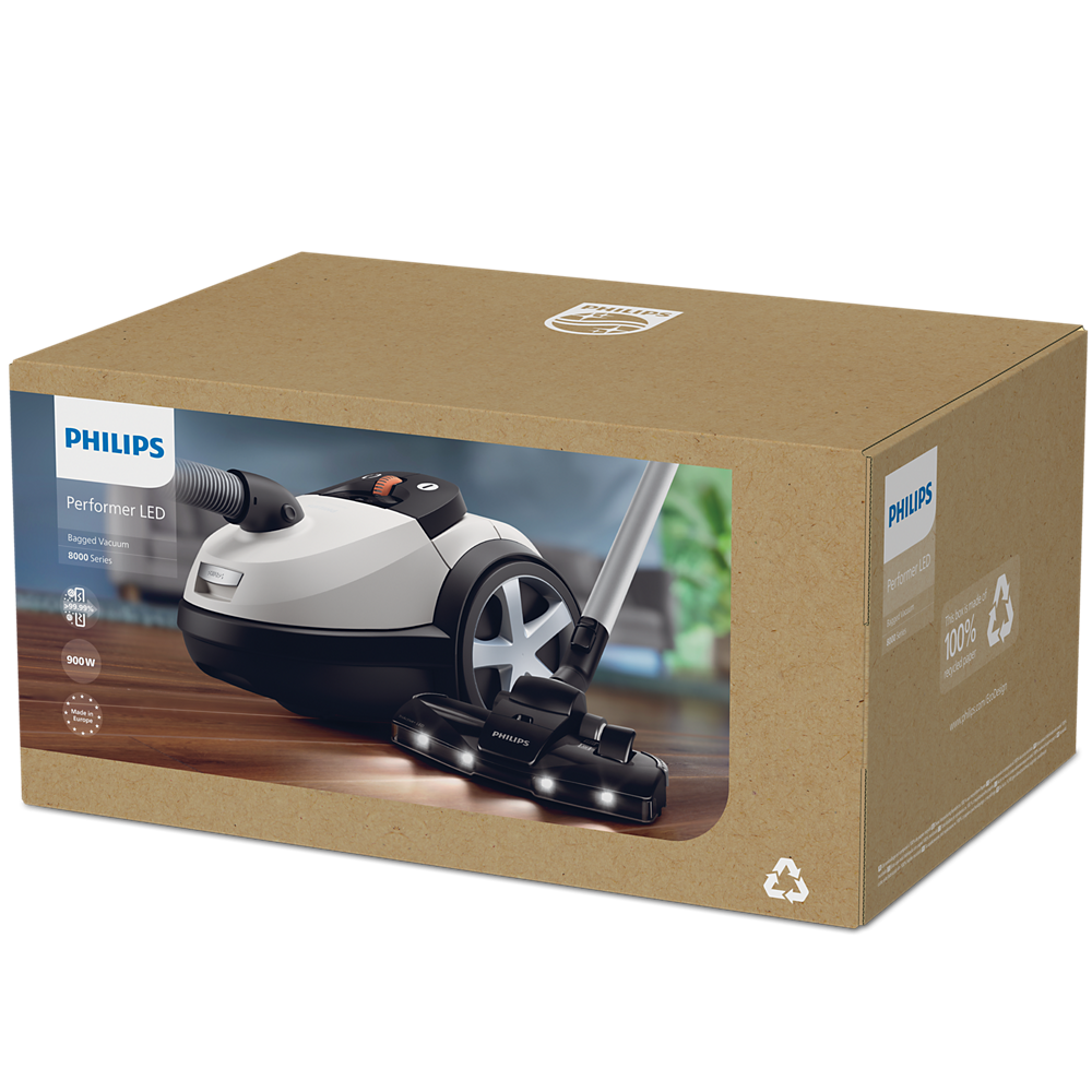 Philips Usisavač s vrećicom XD8142/12 Serija 8000 LED
