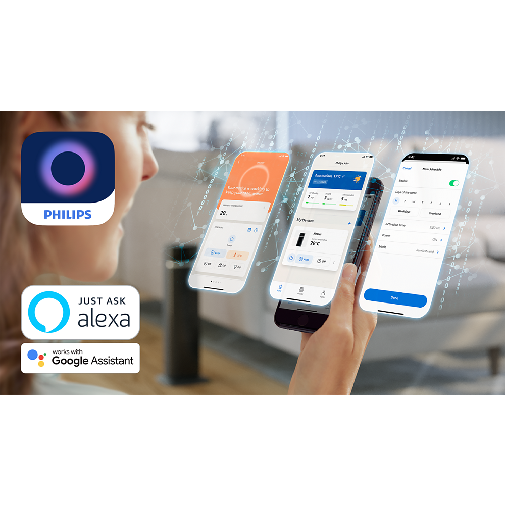 Philips Keramička stupna grijalica CX5120/11 Smart Tower serija 5000