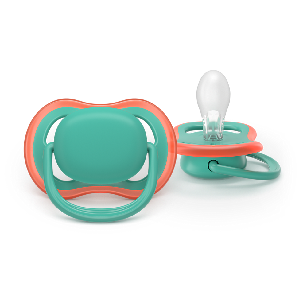 AVENT SCF087/10 TOLAŽILNA DUDA - SILIKON ULTRA AIR ENOB. 6-18M, M, 2/1