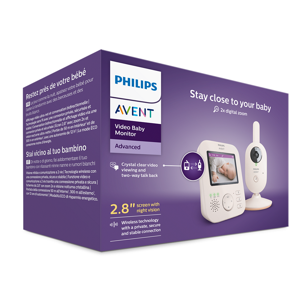 Philips Avent video monitor za bebe SCD881/26