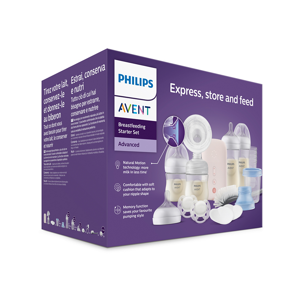 Philips Avent početni set  za bebe sa električnom izdajalicom, SCD340/31
