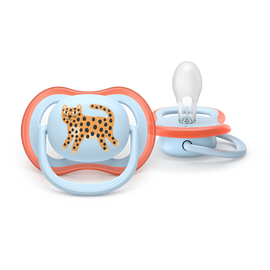 AVENT SCF087/02 TOLAŽILNA DUDA - SILIKON ULTRA AIR MOTIV 0-6M, M, 2/1
