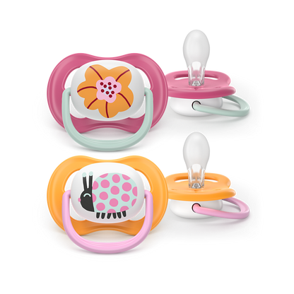 AVENT SCF080/27 TOLAŽILNA DUDA - SILIKON ULTRA AIR COLLECTION 6-18M, Ž, 2/1
