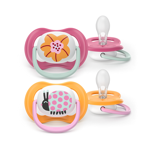 AVENT SCF080/27 TOLAŽILNA DUDA - SILIKON ULTRA AIR COLLECTION 6-18M, Ž, 2/1