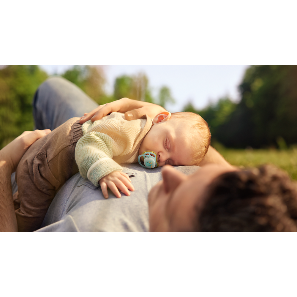 AVENT SCF376/24 TOLAŽILNA DUDA - SILIKON ULTRA AIR NOČNA 0-6M, M, 2/1