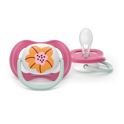 AVENT SCF080/27 TOLAŽILNA DUDA - SILIKON ULTRA AIR COLLECTION 6-18M, Ž, 2/1