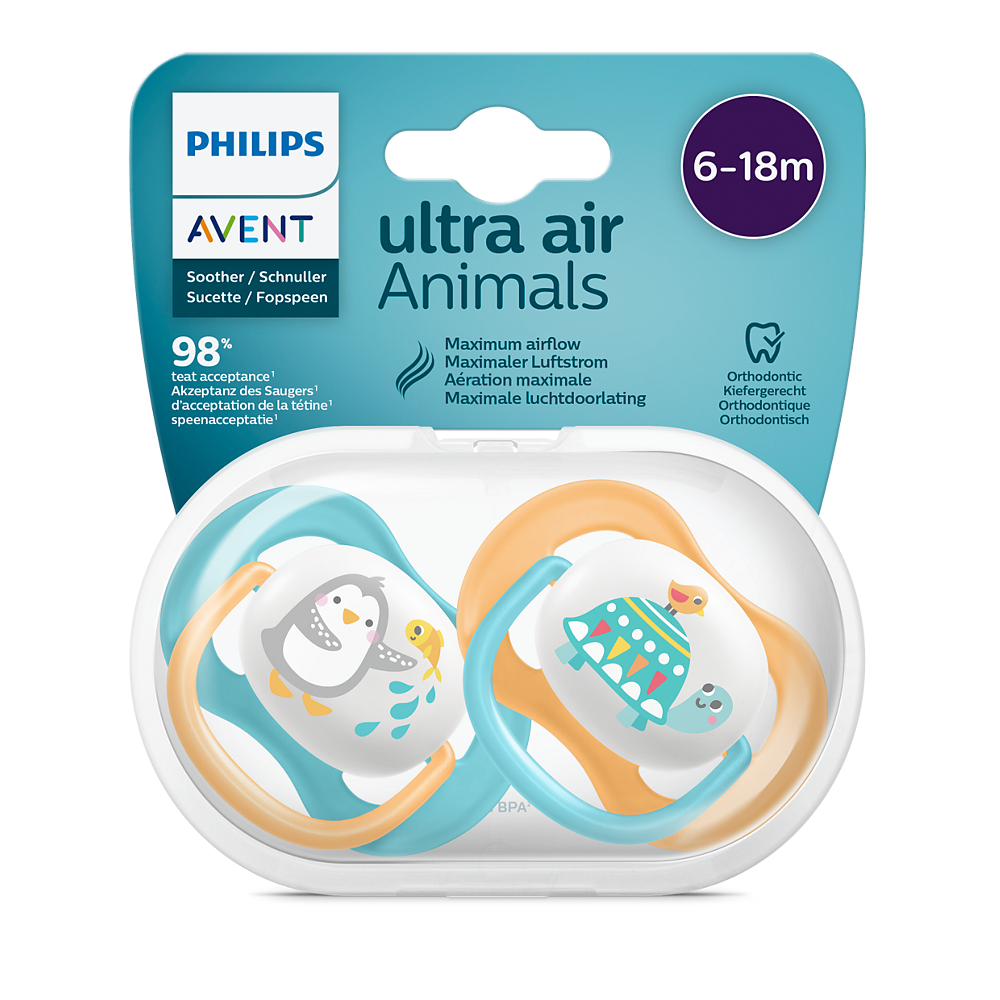 Philips Avent Ultra Air Collection duda varalica 6-18m, dječak, 2kom, SCF080/07