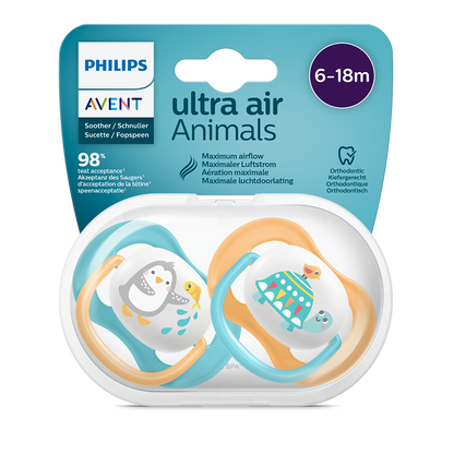 Philips Avent Ultra Air Collection duda varalica 6-18m, dječak, 2kom, SCF080/07