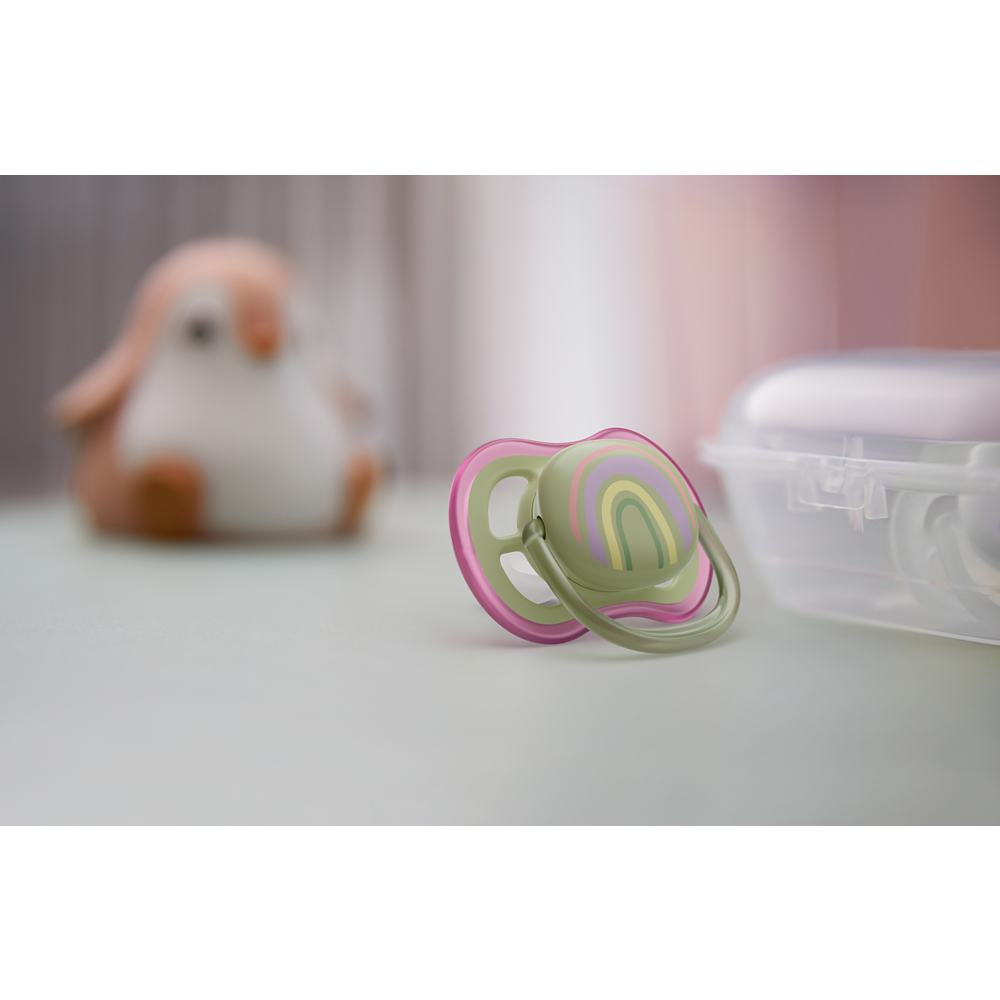 Philips Avent Ultra Air duda varalica 0-6m, djevojčica, 2kom, SCF085/59