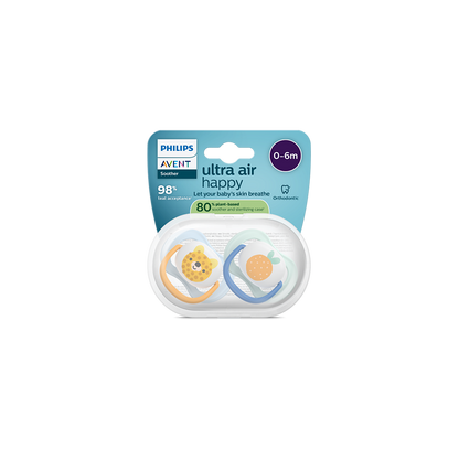 AVENT SCF080/23 TOLAŽILNA DUDA - SILIKON ULTRA AIR COLLECTION 0-6M, M, 2/1