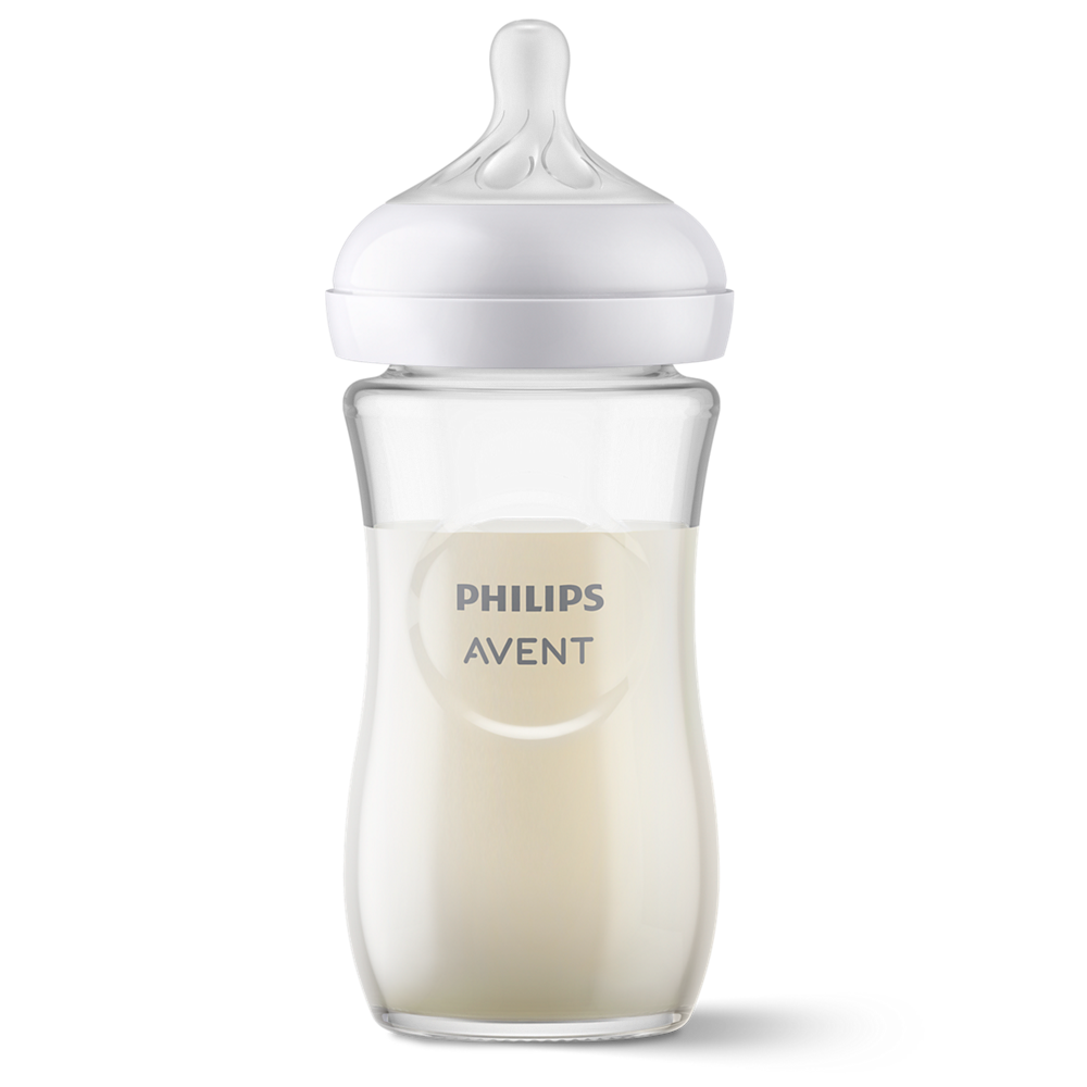 Philips Avent Natural Response staklena bočica za bebe 240ml, SCY933/01