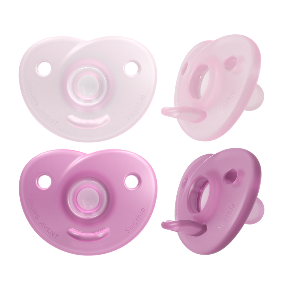 AVENT SCF099/27 TOLAŽILNA DUDA - SILIKON SOOTHIE 0-6M, Ž, 2/1