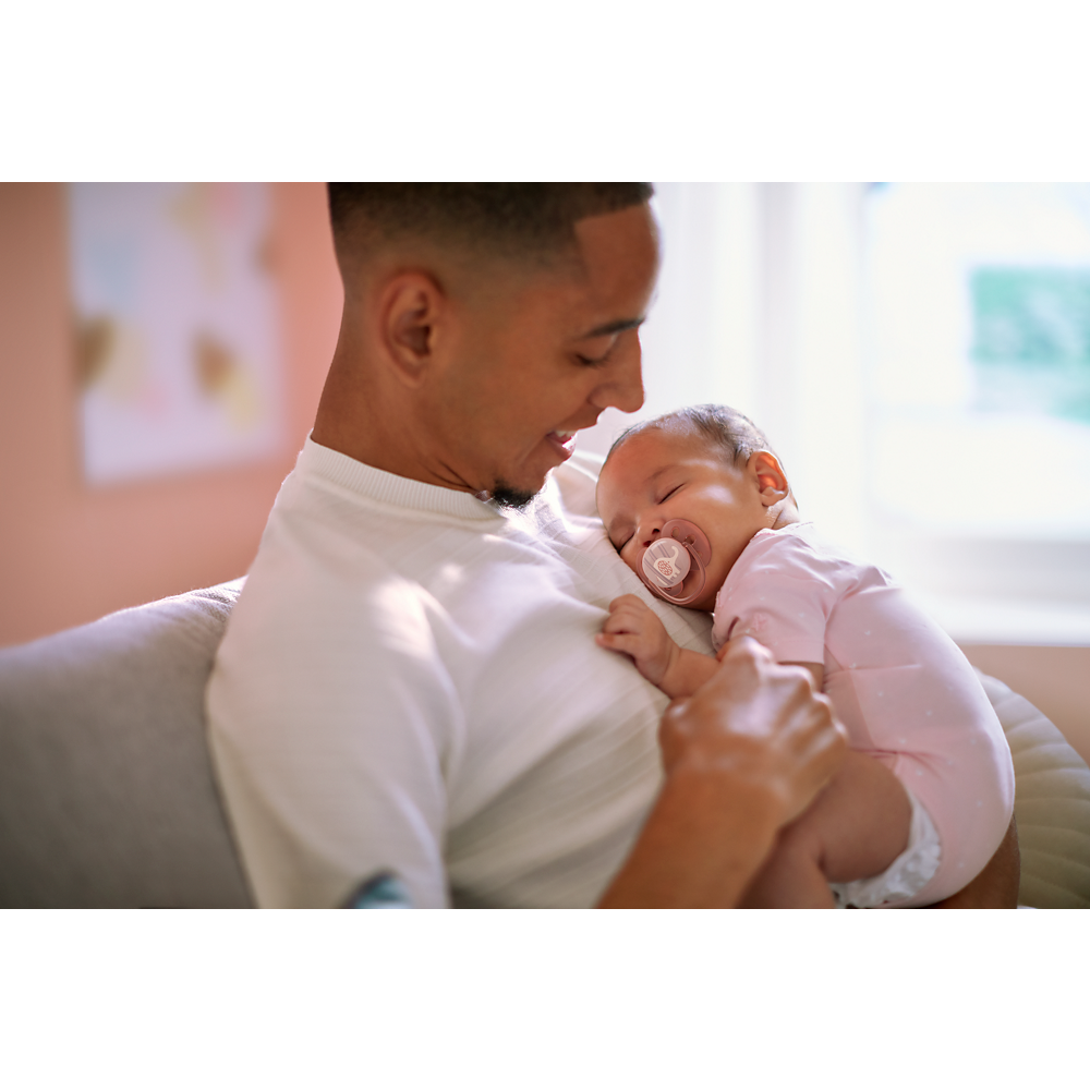 Philips Avent Ultra Soft duda varalica 0-6m, djevojčica, 2kom, SCF091/09