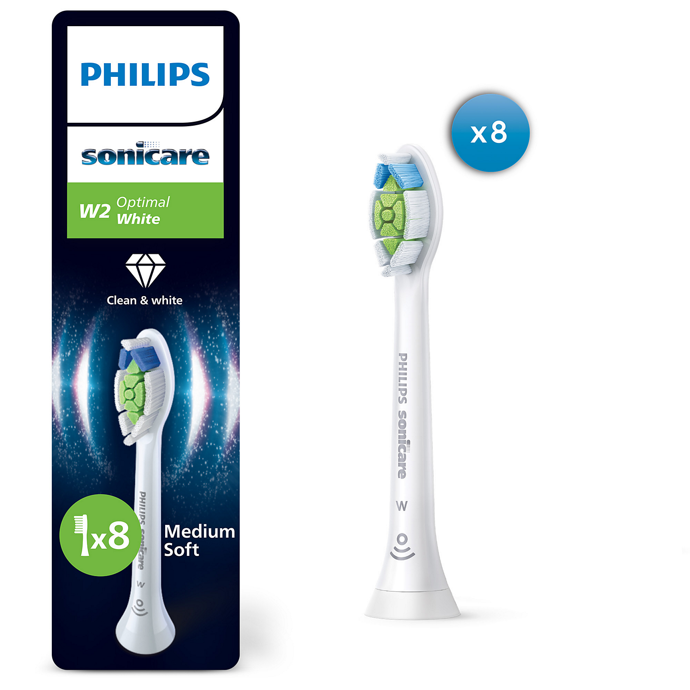 Philips Sonicare W2 Optimal White zamjenska glava HX6068/87