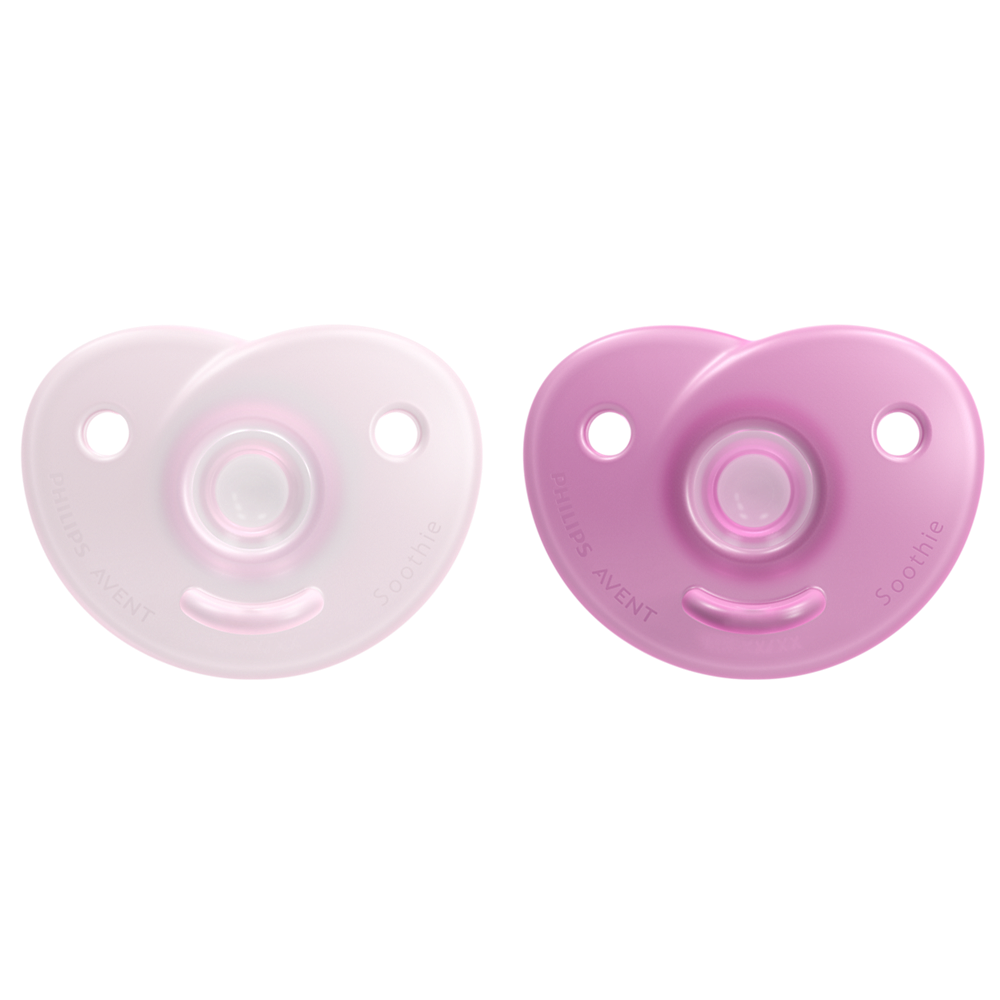 AVENT SCF099/27 TOLAŽILNA DUDA - SILIKON SOOTHIE 0-6M, Ž, 2/1