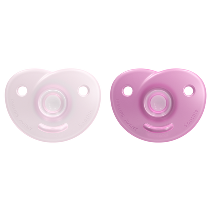 AVENT SCF099/27 TOLAŽILNA DUDA - SILIKON SOOTHIE 0-6M, Ž, 2/1
