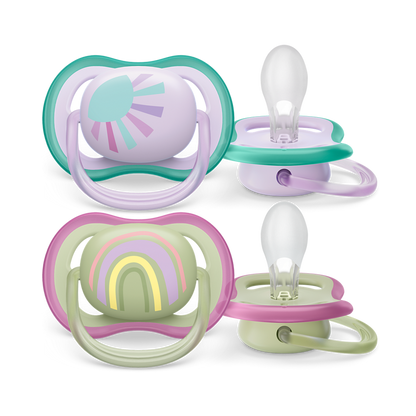 Philips Avent Ultra Air duda varalica 0-6m, djevojčica, 2kom, SCF085/59