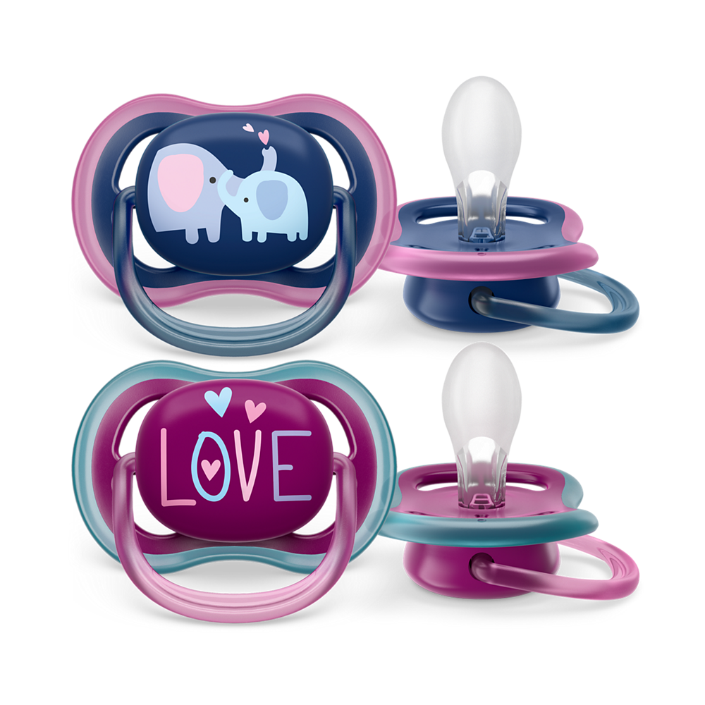 Philips Avent Ultra Air duda varalica 18m+, djevojčica, 2kom, SCF349/22