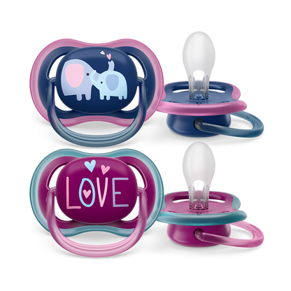 Philips Avent Ultra Air duda varalica 18m+, djevojčica, 2kom, SCF349/22