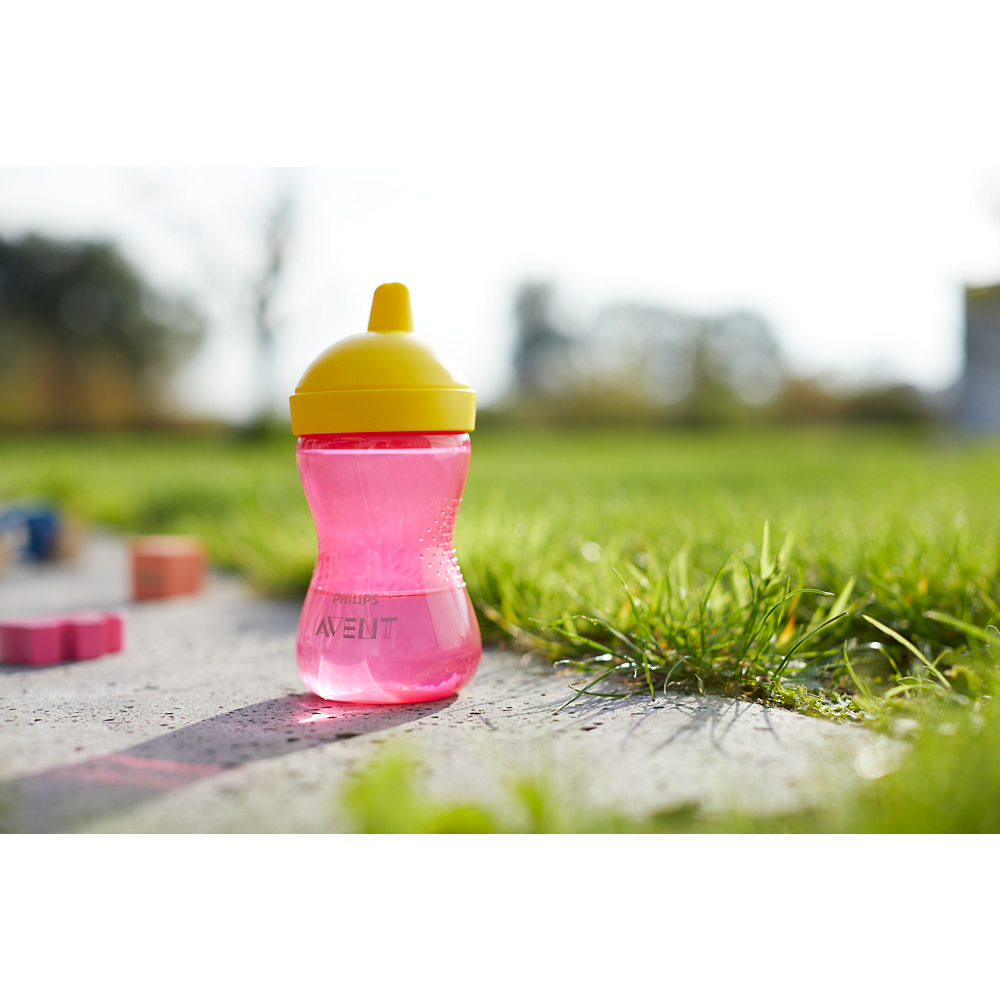 Philips Avent bočica s tvrdim usnikom 18m+, 300ml, djevojčica, SCF804/04