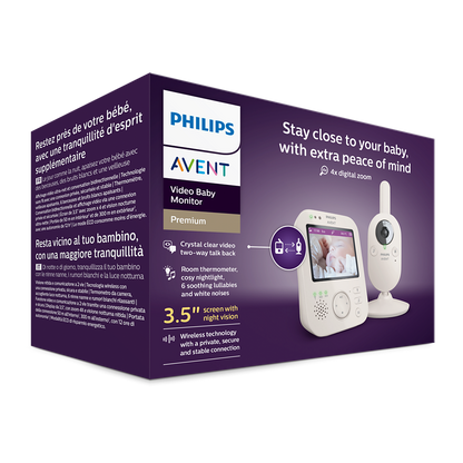 Philips Avent Premium video monitor za bebe SCD891/26