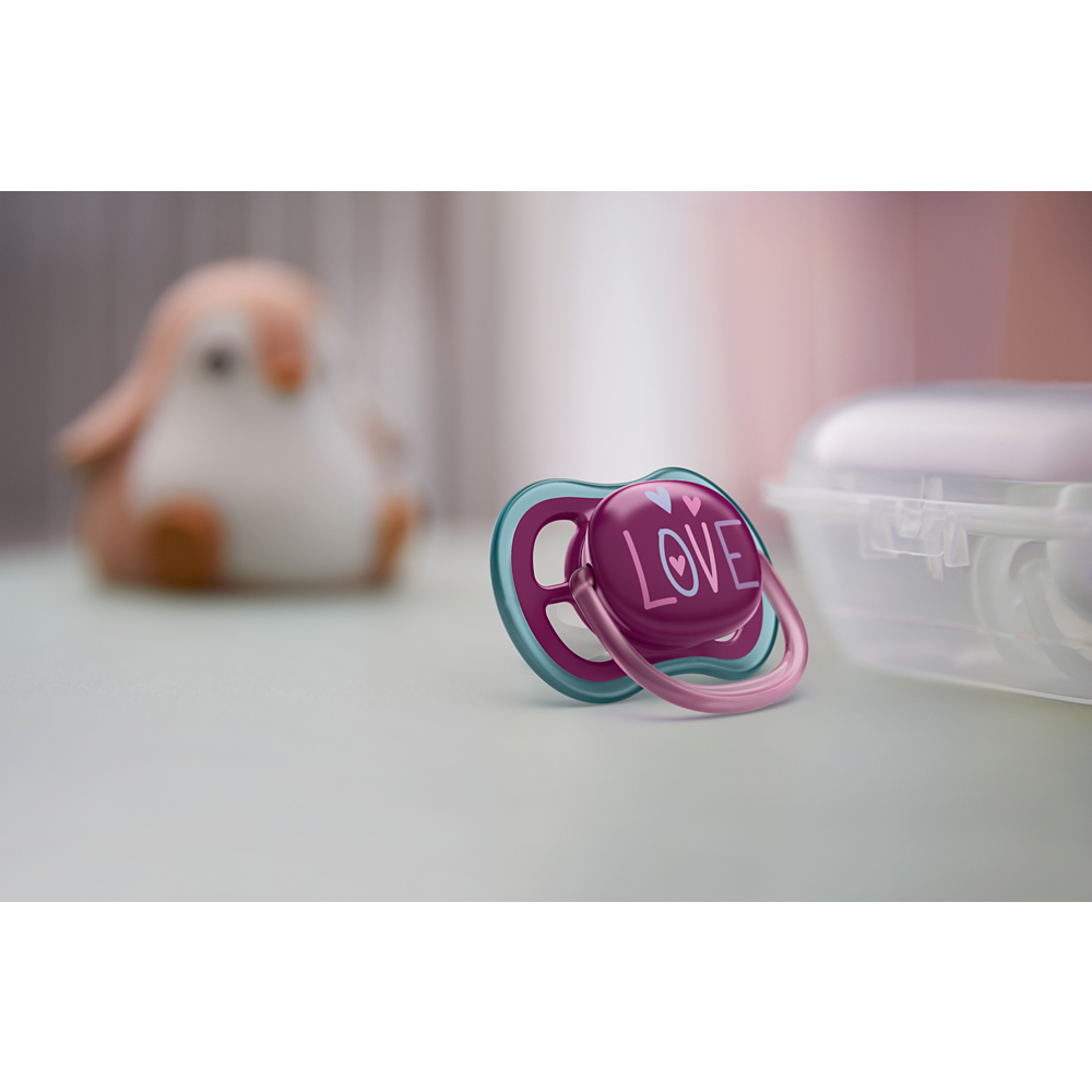 Philips Avent Ultra Air duda varalica 18m+, djevojčica, 2kom, SCF349/22