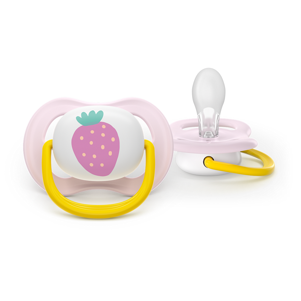 AVENT SCF080/24 TOLAŽILNA DUDA - SILIKON ULTRA AIR COLLECTION 0-6M, Ž, 2/1