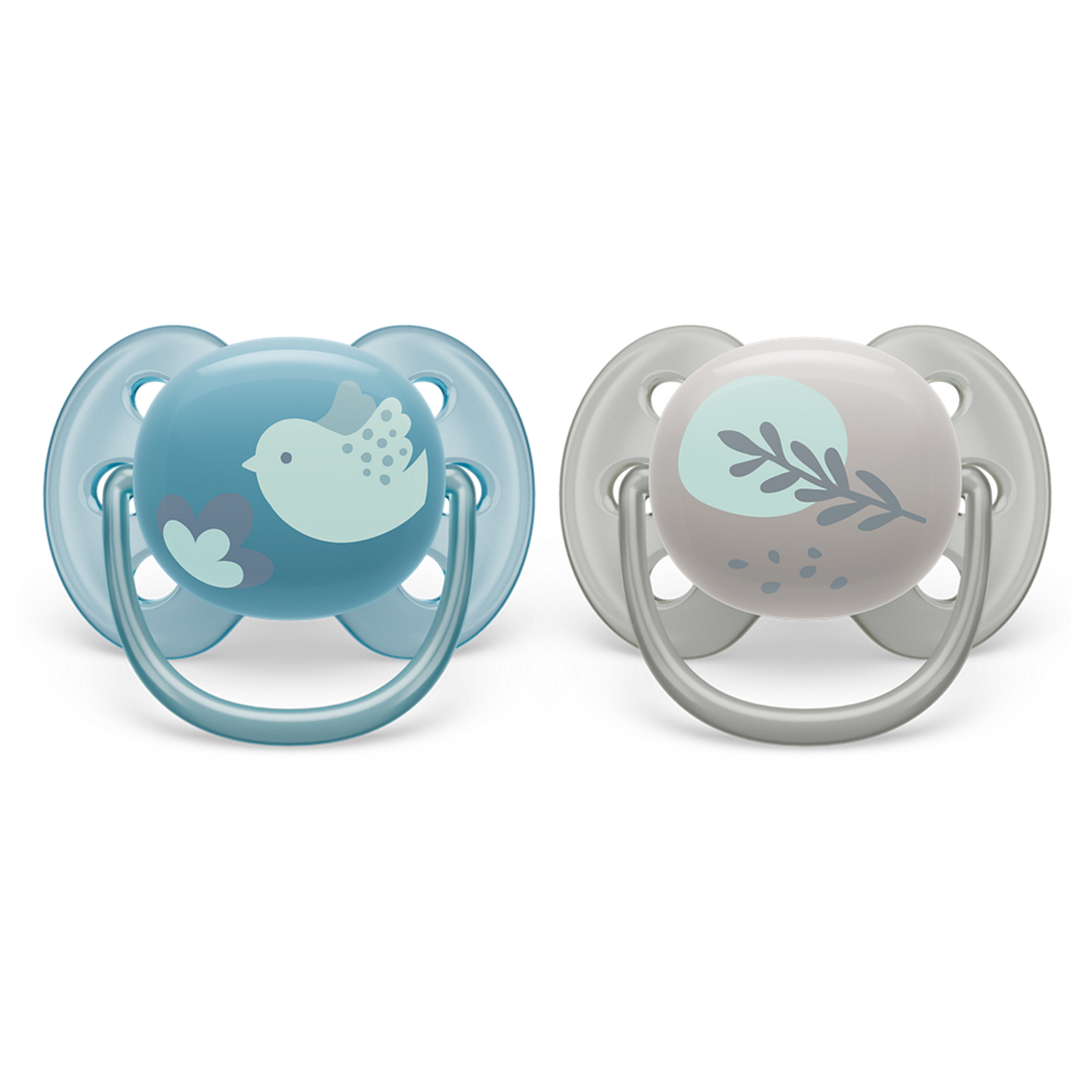Philips Avent Ultra Soft duda varalica 6-18m, dječak, 2kom, SCF091/15