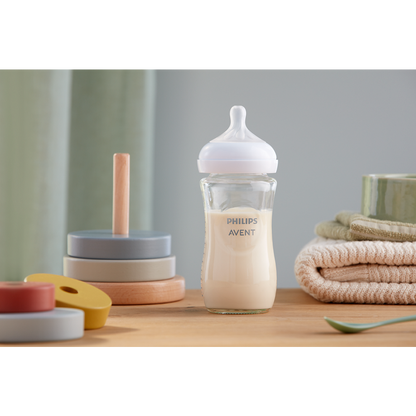 Philips Avent Natural Response staklena bočica za bebe 240ml, SCY933/01