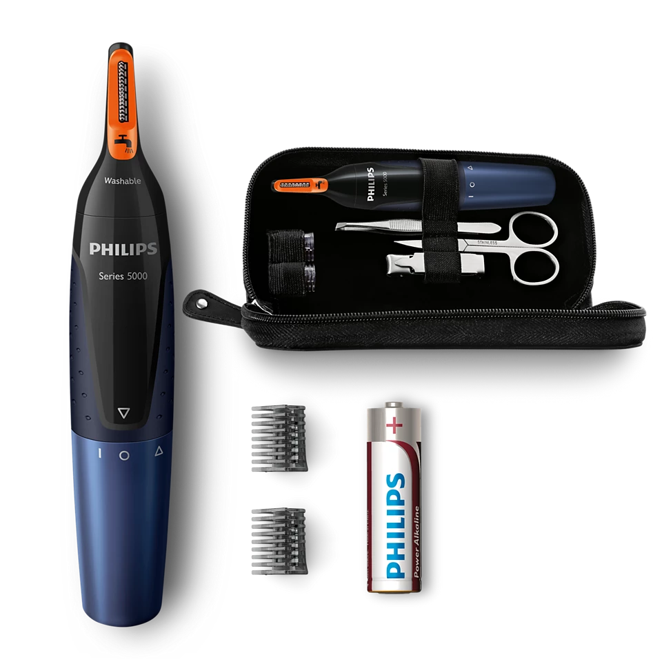 Philips trimer a dlačice u nosu i set za manikuru 5000 NT5180/15