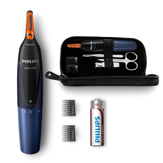 Philips trimer a dlačice u nosu i set za manikuru 5000 NT5180/15