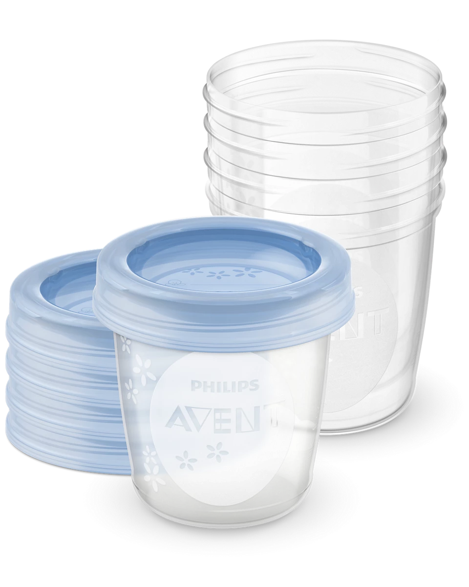 Philips Avent čašice za spremanje izdojenog mlijeka, 6kom, SCF619/05