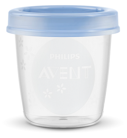 Philips Avent čašice za spremanje izdojenog mlijeka, 6kom, SCF619/05