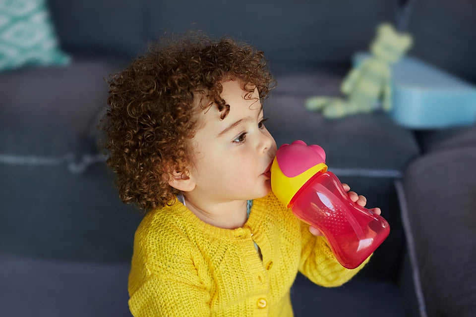 Philips Avent bočica na slamku 12m+, 300ml, djevojčica, SCF798/02