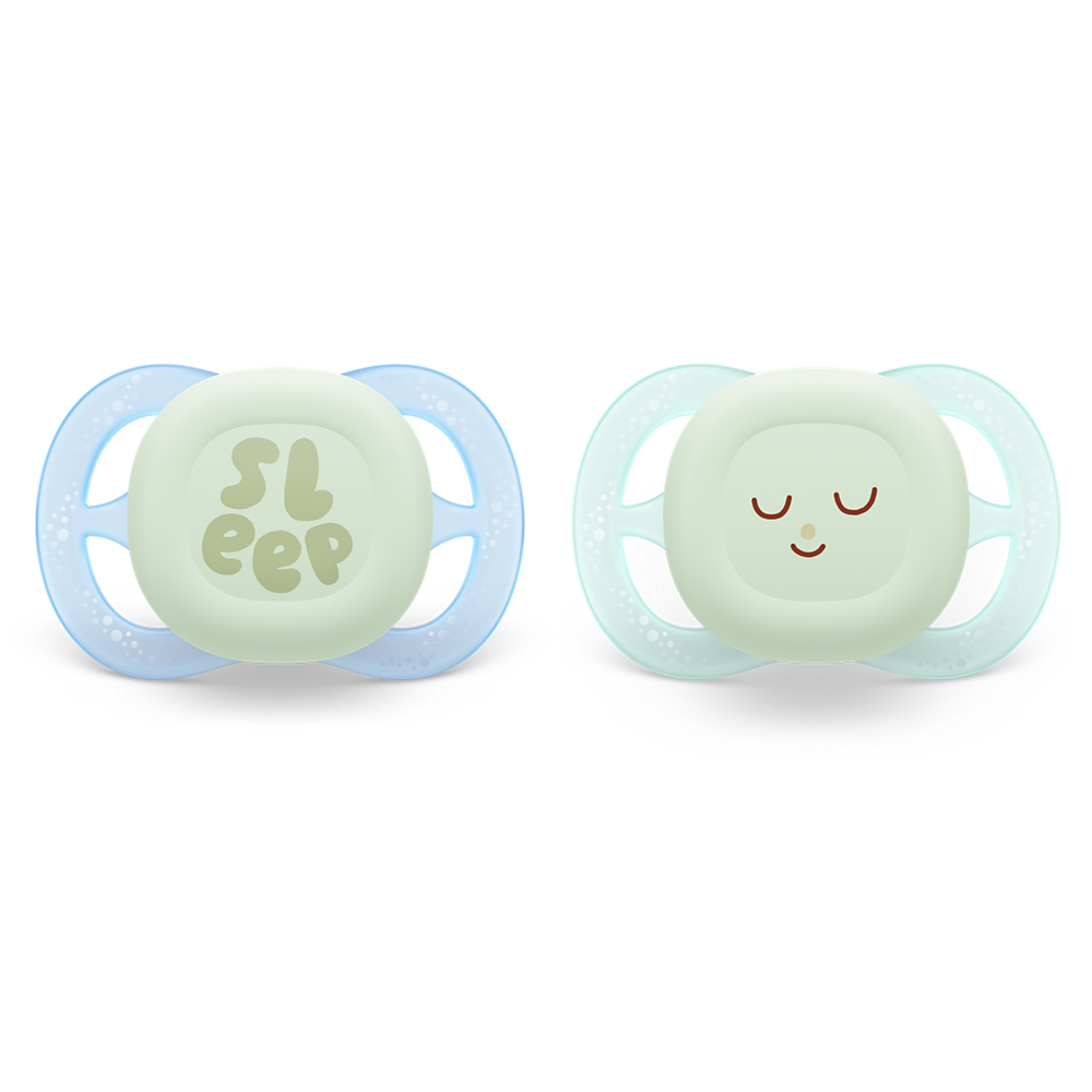 AVENT SCF075/18 TOLAŽILNA DUDA - SILIKON ULTRA START NOČNA 0-2M, M, 2/1