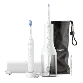 Philips Sonicare Cordless Power Flosser 3000 + četkica za zube Sonicare serije 7100 HX3887/41