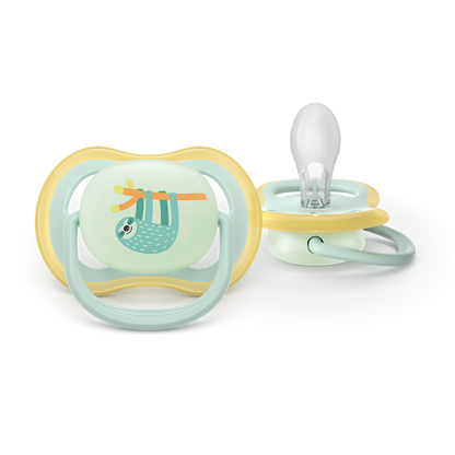 AVENT SCF376/24 TOLAŽILNA DUDA - SILIKON ULTRA AIR NOČNA 0-6M, M, 2/1