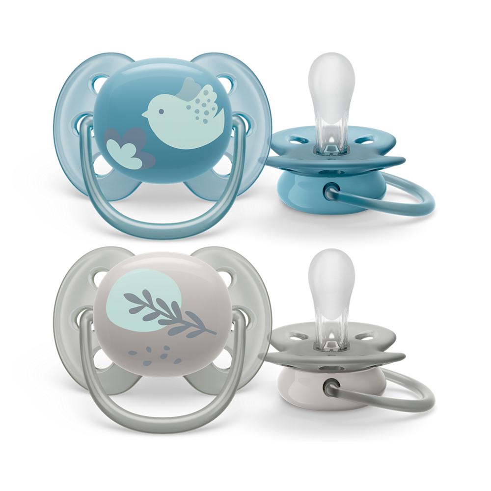 Philips Avent Ultra Soft duda varalica 6-18m, dječak, 2kom, SCF091/15